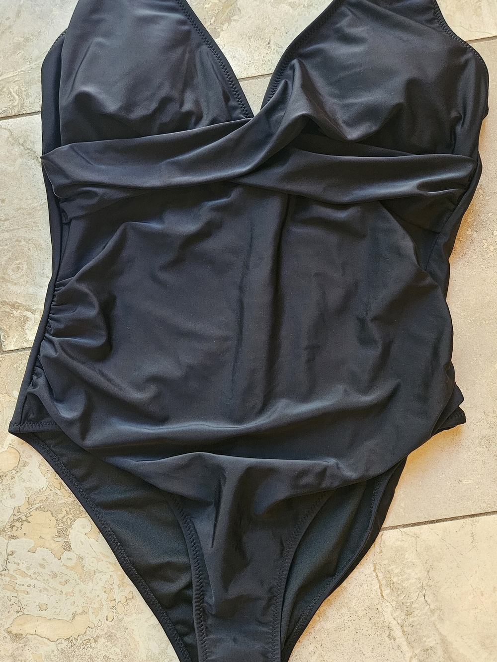 Classic Black One-Piece Swimsuit